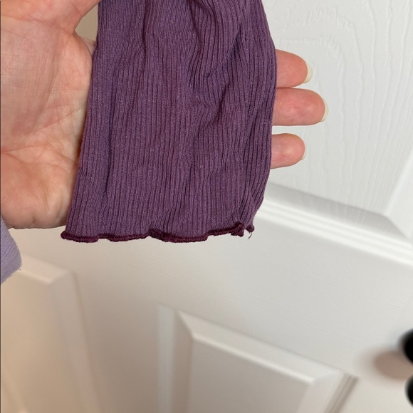 Wild Fable Purple Colorblock Long Sleeve - Picture 4 of 6